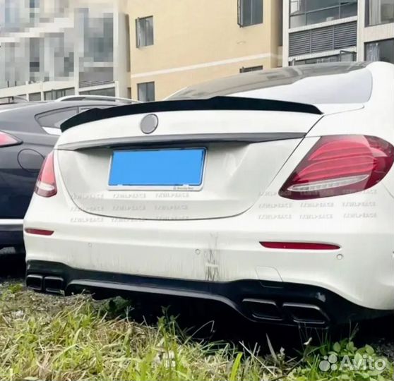 Спойлер на Mercedes w213