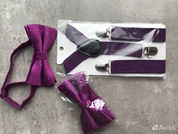 Бабочка и галстук для мальчика