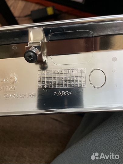 Молдинг на заднию правую дверь сантафе 4(2020г)