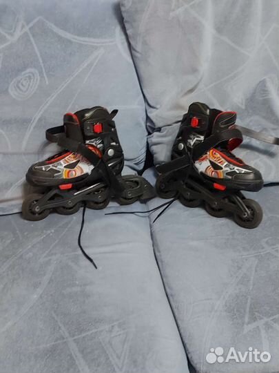 Роликовые коньки детские раздвижные