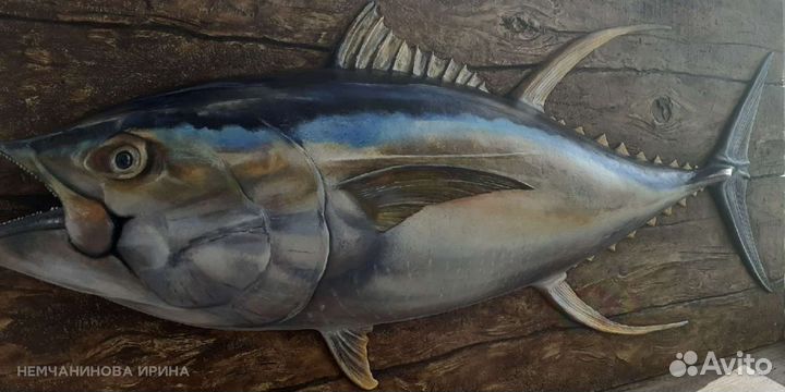 Декоративное объёмное панно из гипса