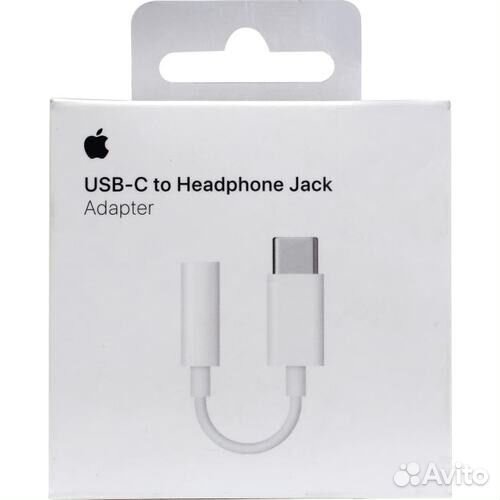 Переходник с type-c на 3.5 jack оригинал