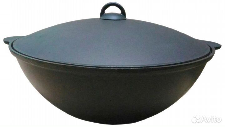 Казан чугунный с печкой