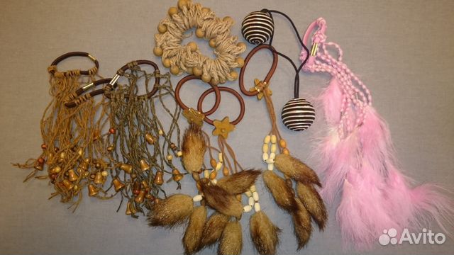 Резинки (идеальны для афрокосичек) б/у