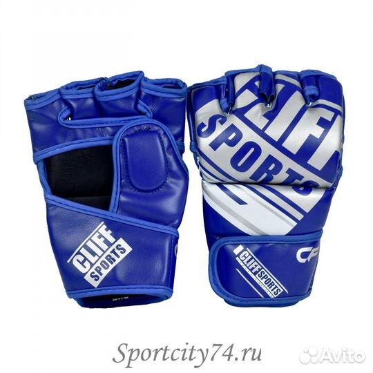 Перчатки для мма Cliff CS-530 синие (L)