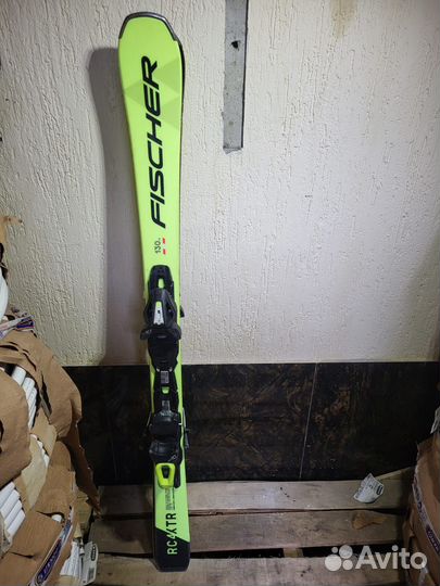 Горные лыжи Fischer XTR RC4 с креплениями 130см
