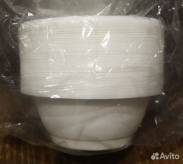 Миски пластиковые 0,6 л 50 штук тарелки