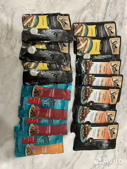 Кошачий корм purina one sheba