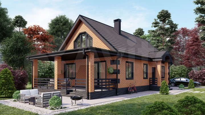 Дом 82 м² на участке 6 сот.