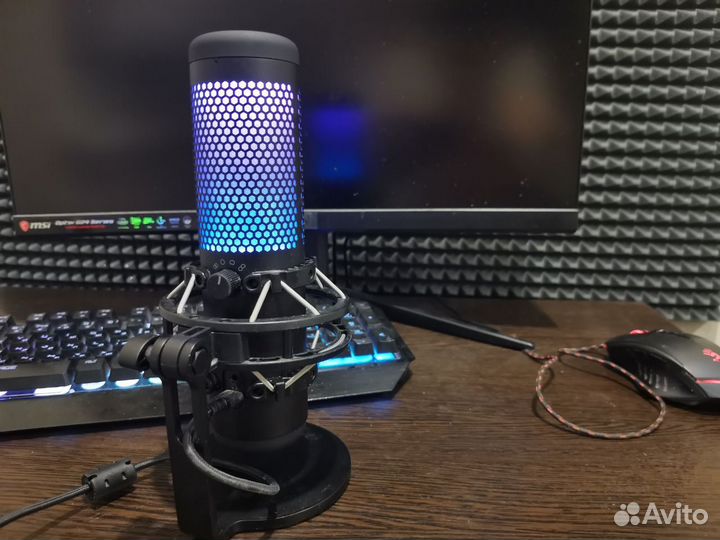 Микрофон hyperx quadcast s