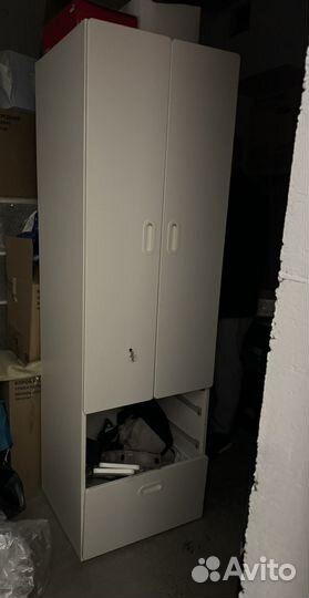 Детский белый шкаф IKEA стува