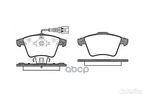1045 22 колодки дисковые п VW Touareg 3.0-6.0