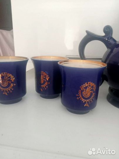 Синяя посуда набор СССР