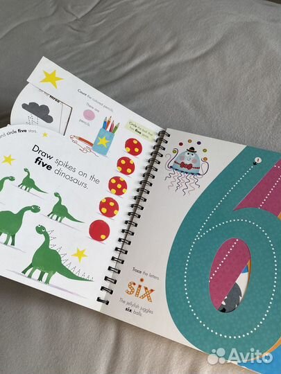 Книга numbers wipe and clean