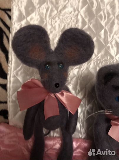 Игрушки валеные из шерсти