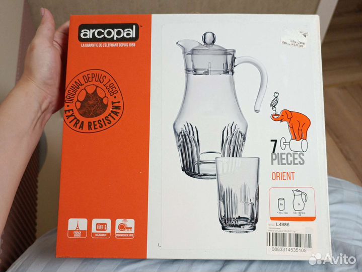 Набор графин и стаканы 6 шт