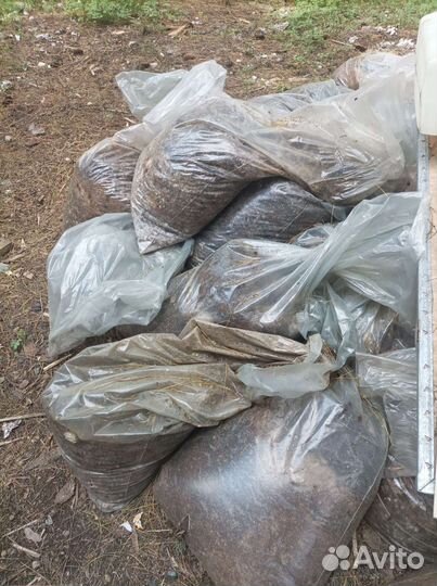 Помет куриный и перепелиный в мешках