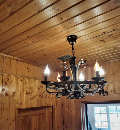 Люстра из металла