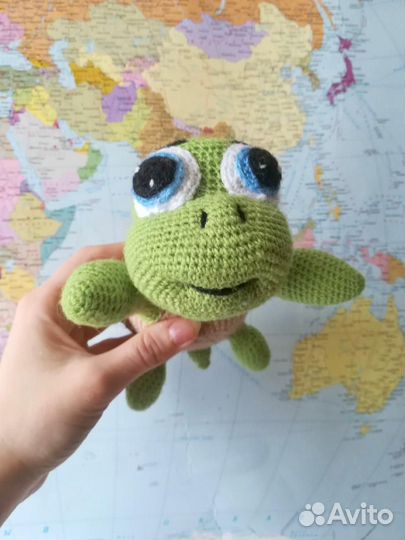 Вязаная игрушка Черепаха