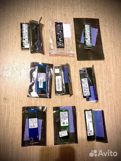 Брендовые SSD m.2 NVMe 1Tb/512Gb/256Gb