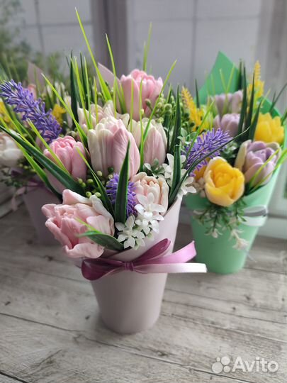 Мыло ручной работы.Букет