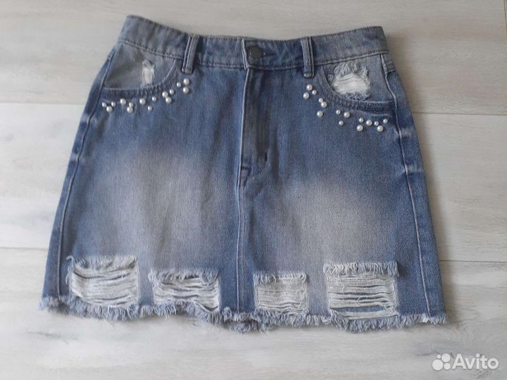 Юбка джинсовая