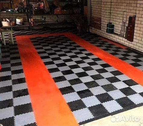 Модульная плитка пвх для пола в гараже