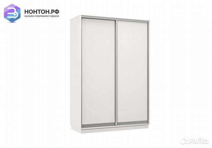 Шкаф-купе двухдверный Капелла мини белый