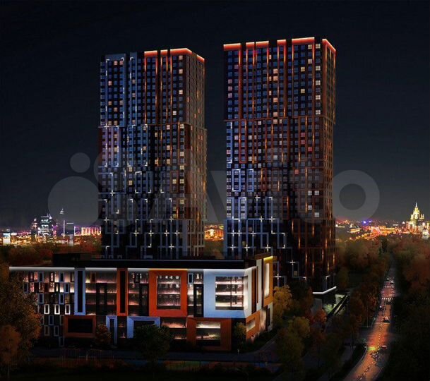 3-к. квартира, 63 м², 19/41 эт.