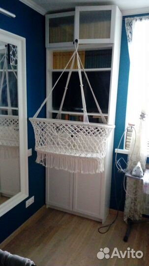 Люлька колыбель подвесная 60x90см, высота 30см