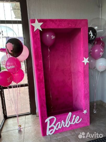 Коробка барби фотозона