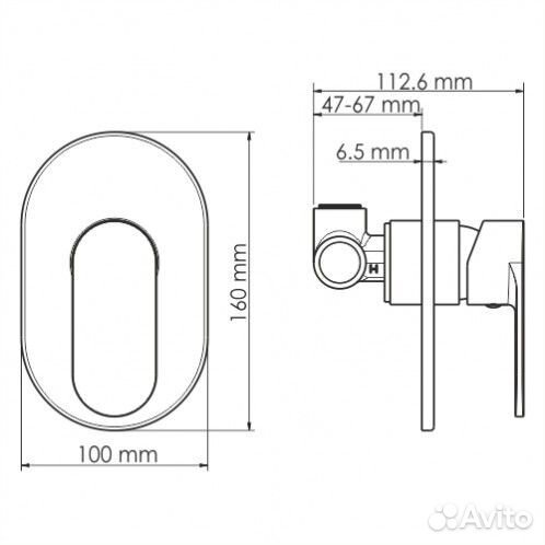 Гигиенический набор wasserkraft Mindel A85056