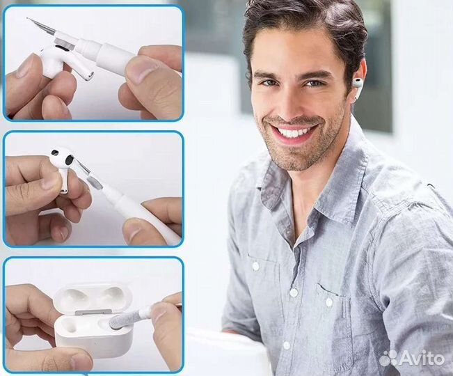 Набор 3в1 для чистки гаджетов