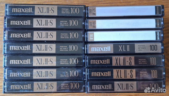 Аудиокассеты верхний хром Maxell XLll-S 90