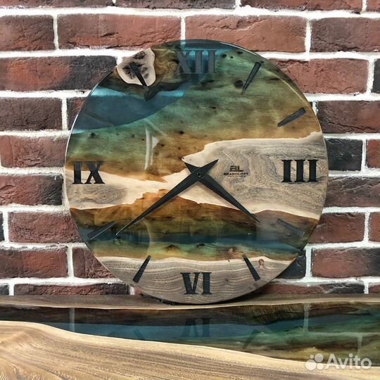 Часы из слэба