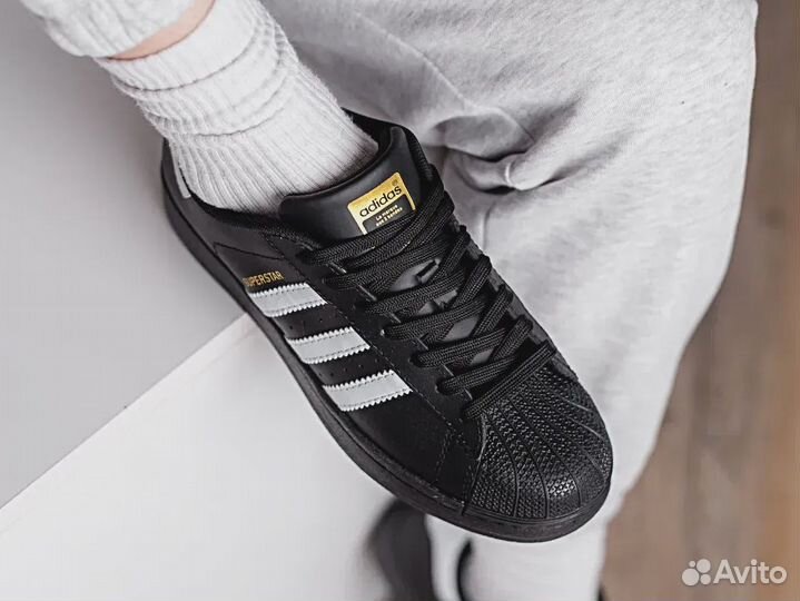 Adidas Superstar Toddler Black White