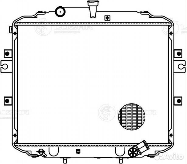 Радиатор охлаждения для автомобилей Hyundai H-100
