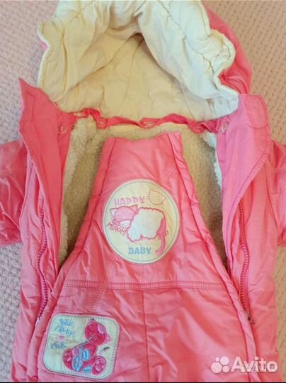 Комбинезон- трансформер для девочки 68