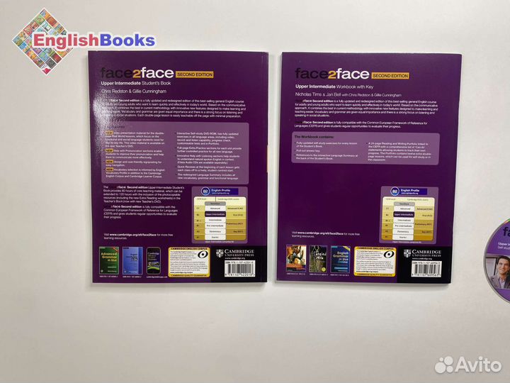 Face2Face upper intermediate комплект (SB,WB,CD)