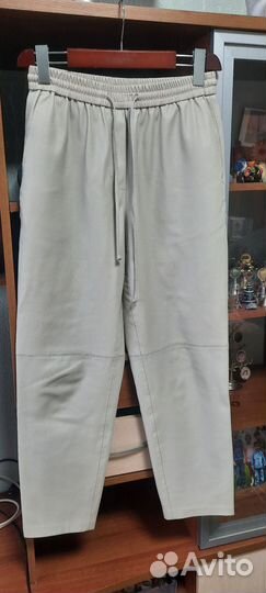 Брюки из экокожи lime, M