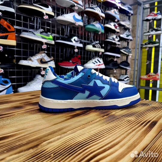 Кроссовки Bape SK8 Sta Low Blue