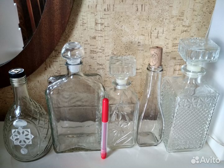 СССР. бутылки, штофы. флаконы, графин. вазы