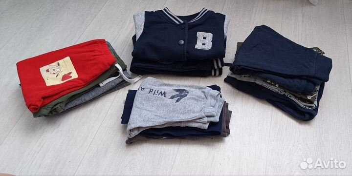 Одежда на мальчика. Штаны, костюм и кофты от 74-86