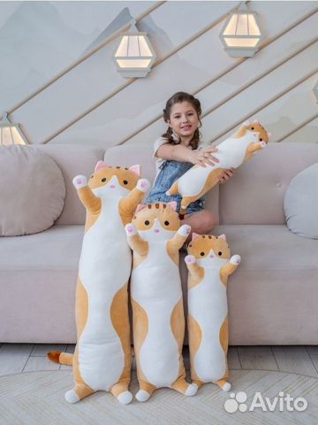 Мягкая игрушка подушка кот