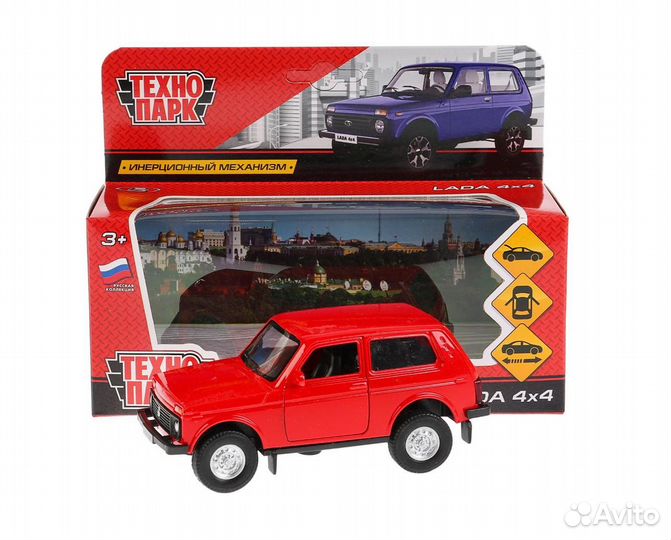 Модель ваз 2121 Нива красная