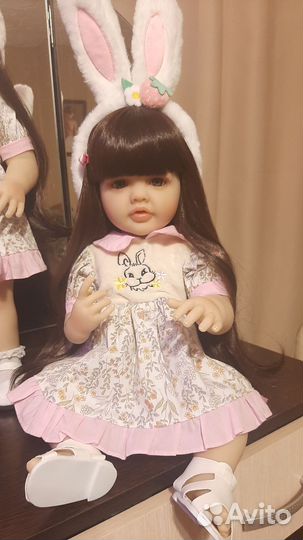 Кукла Реборн полностью силиконовая 55см
