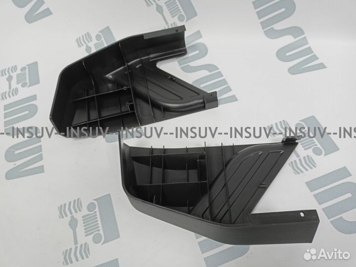 Пластиковые накладки на пороги Rival Нива