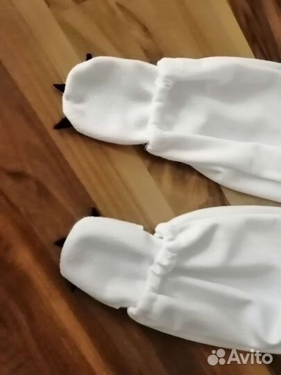 Костюм белого медведя р-р 122-128