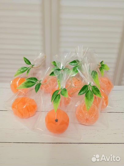 Мыло ручной работы мандарин