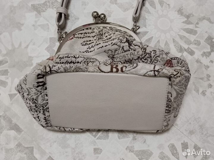 Сумка гобеленовая с фермуаром